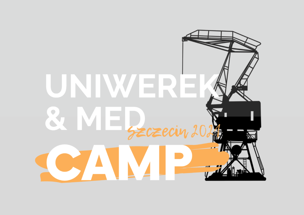 Grafika z logiem Uniwerek&Med Camp Szczecin 2021