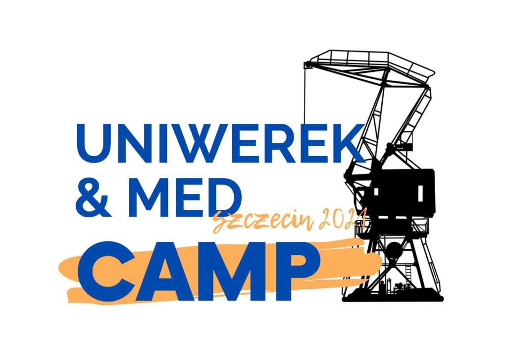 Grafika z logiem Uniwerek&Med Camp Szczecin 2021