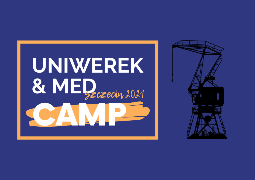 Grafika z logiem Uniwerek&Med Camp Szczecin 2021